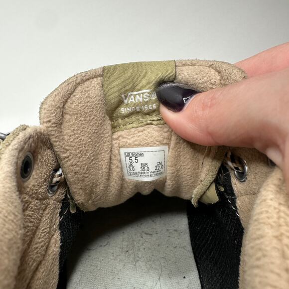 Vans Ward Hi MTE Kelp Green Sneakers - Picture 6 of 6